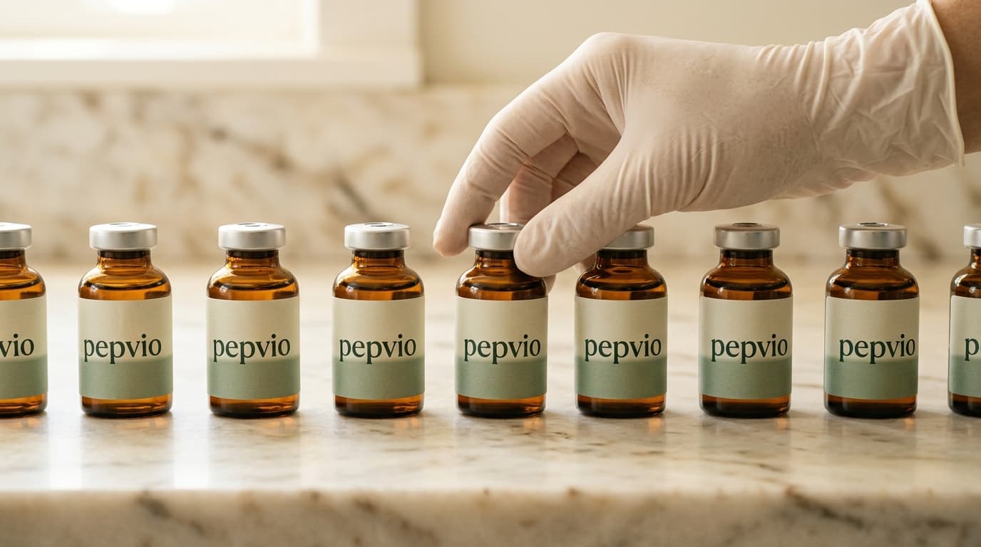 A licensed US pharmacy preparing a prescription